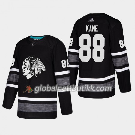 Chicago Blackhawks Hockeydrakt Patrick Kane 88 Svart 2019 NHL All-Star Adidas Authentic - Herre